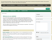 Tablet Screenshot of nvdemography.org